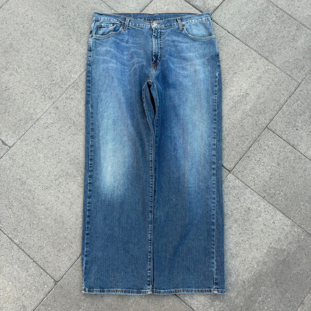 Lucky Brand Dungarees Classic Fit Jeans Mens 38 Short Blue Denim Medium Wash